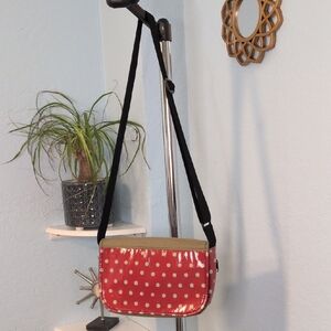 Orange Bag With Polka Dots